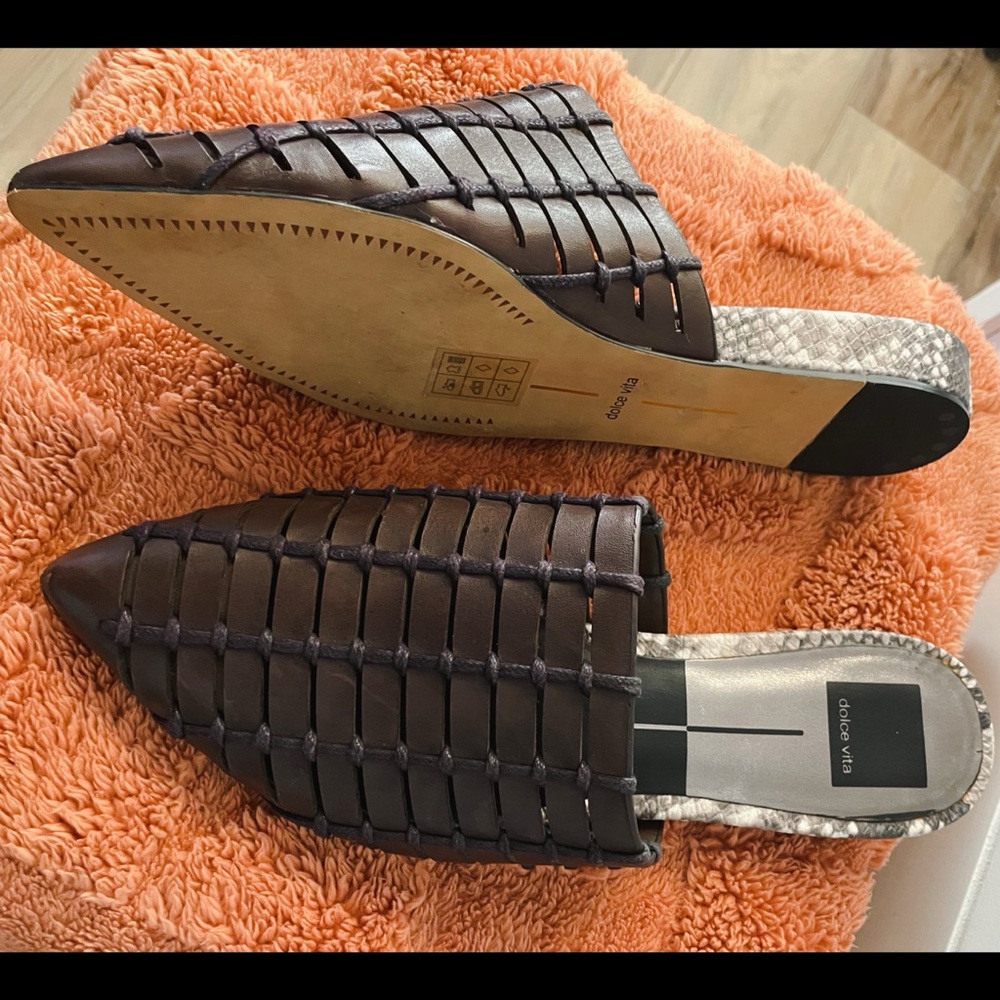 Dolce Vita Elina Wedge Woven Mule